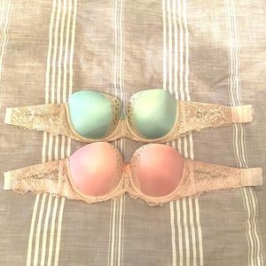 Victoria’s Secret Dream Angels Strapless Bras